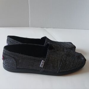 BOBS from Skechers Glittery Black Loafers